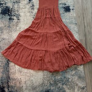 Fashion Nova Rust Maxi Dress